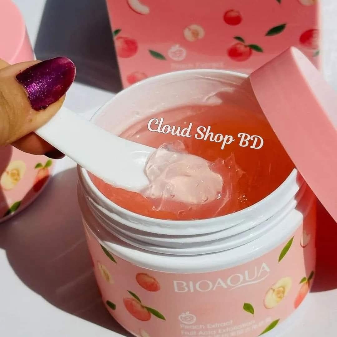 Bioaqua Peach Extract Fruit Acid Exfoliation - 140g - Image 2