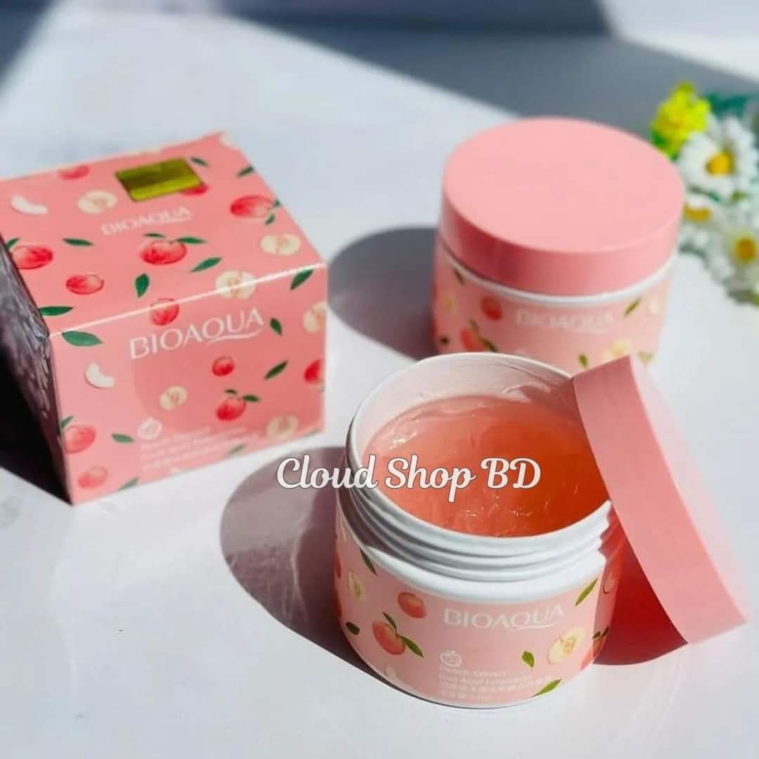 Bioaqua Peach Extract Fruit Acid Exfoliation - 140g