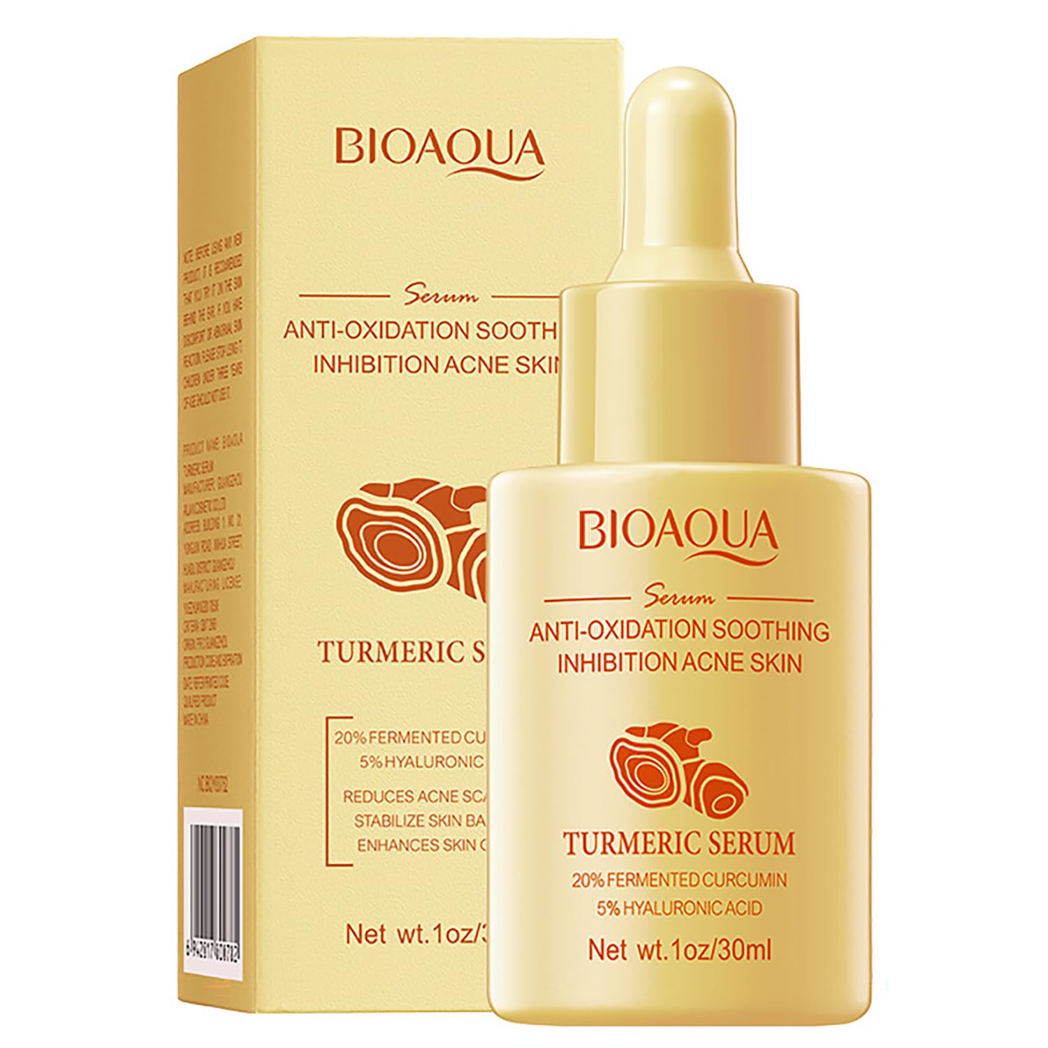BIOAQUA Turmeric Facial Serum Anti-Oxidation Serum - 30ml