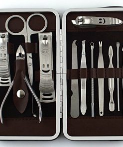 Stainless Steel 12Pcs Manicure & Pedicure Set
