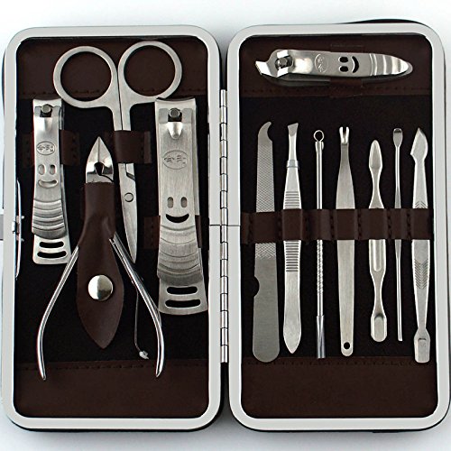 Stainless Steel 12Pcs Manicure & Pedicure Set