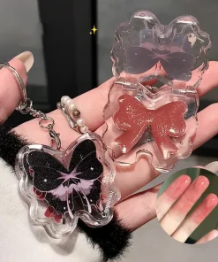Cappuvini Lucky Butterfly Keychain Lip Gloss
