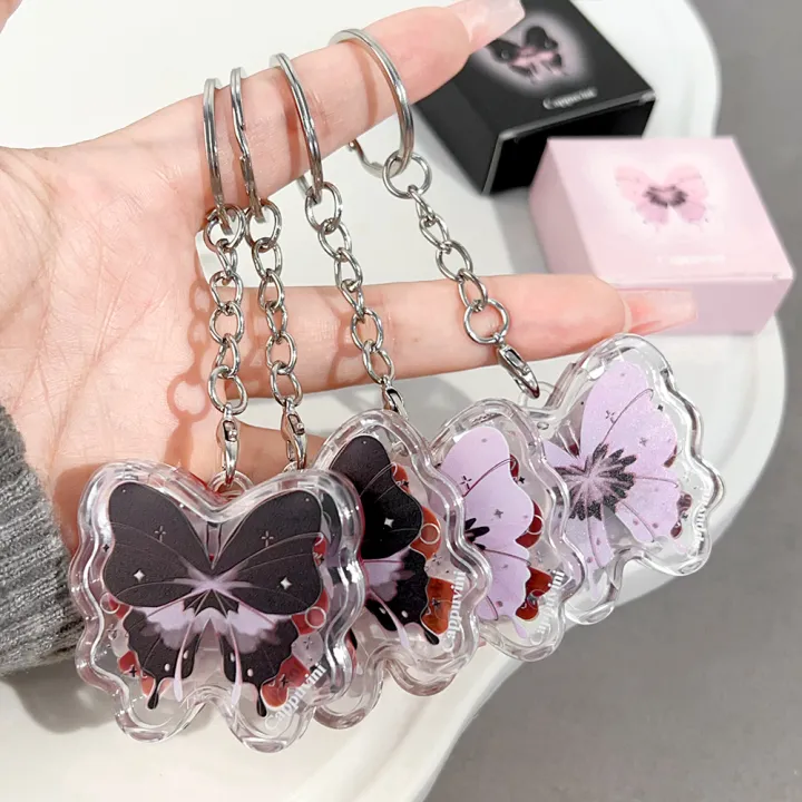 Cappuvini Lucky Butterfly Keychain Lip Gloss - Image 3