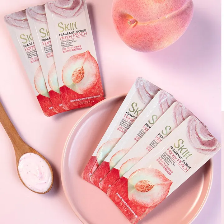 Fenyi Exfoliating Honey Peach Brightening Body Scrub - Mini - Image 2
