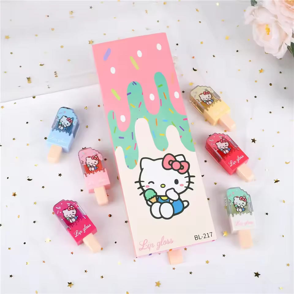 Ice Cream Kitty Lip Gloss Set - Image 2