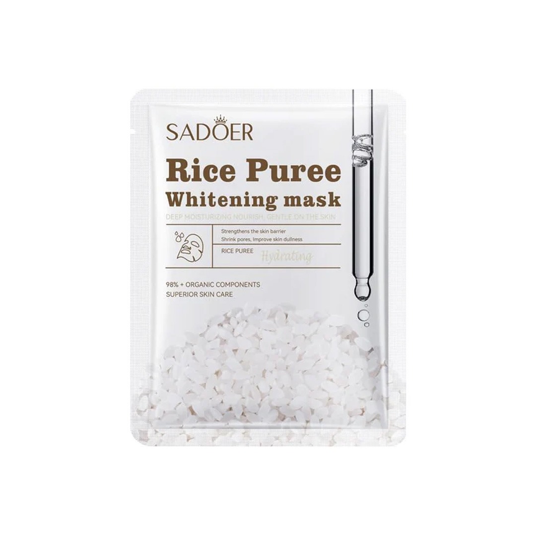 SADOER Rice Puree Whitening Sheet Mask