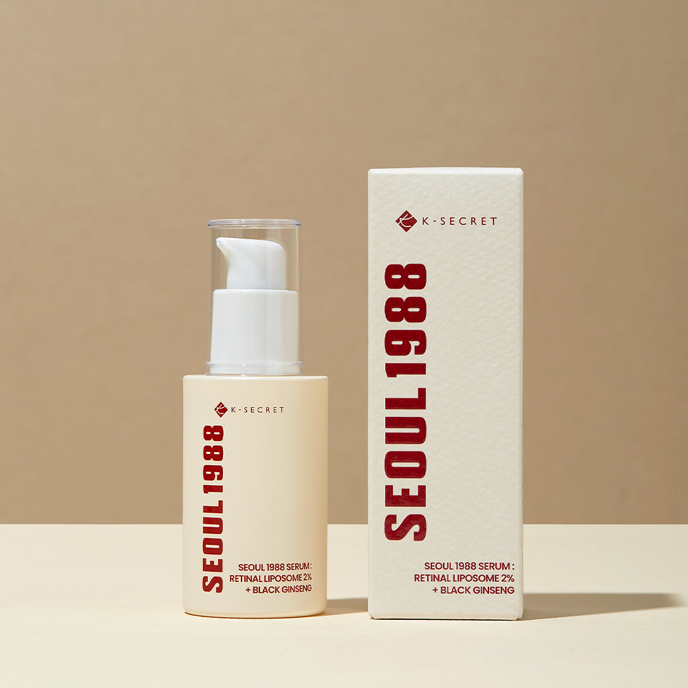 K-SECRET Seoul 1988 Serum: Retinal Liposome 2% + Black Ginseng - 30ml