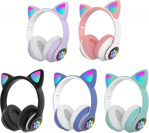Cute Cat Headphone bluttoth with long battery and best sound system - Image 3