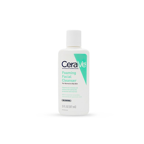CeraVe Foaming Facial Cleanser for Normal to Oily Skin - 87ml