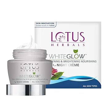 Lotus Herbals WhiteGlow Skin Whitening & Brightening Nourishing Night Crème