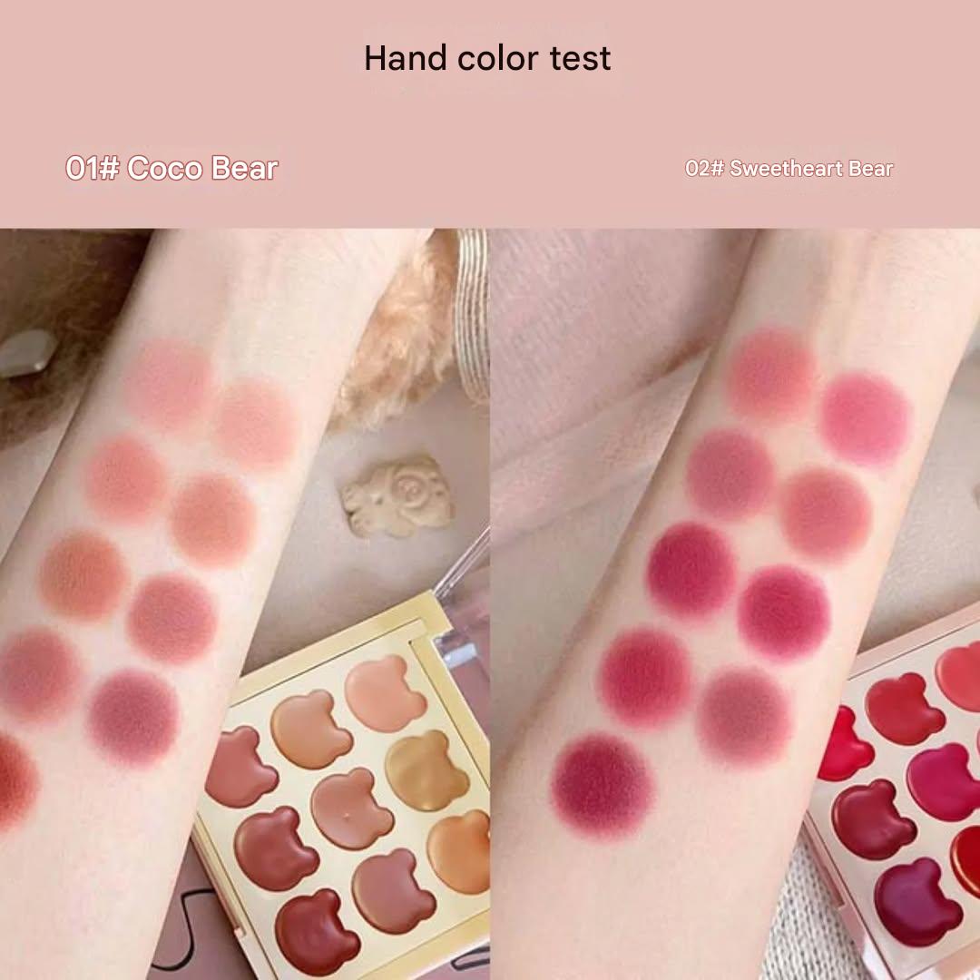 Cappuvini Vibrant Bear 9 colours Lip Clay - Image 4