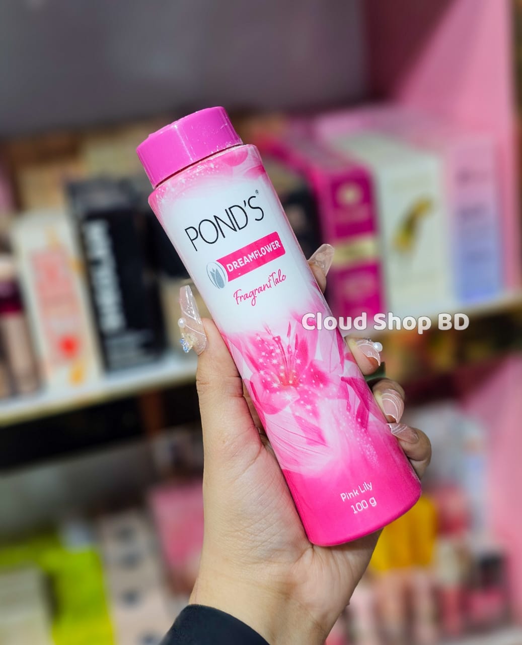 POND'S Dream Flower Fragrant Talc Powder Pink Lily - 100gm