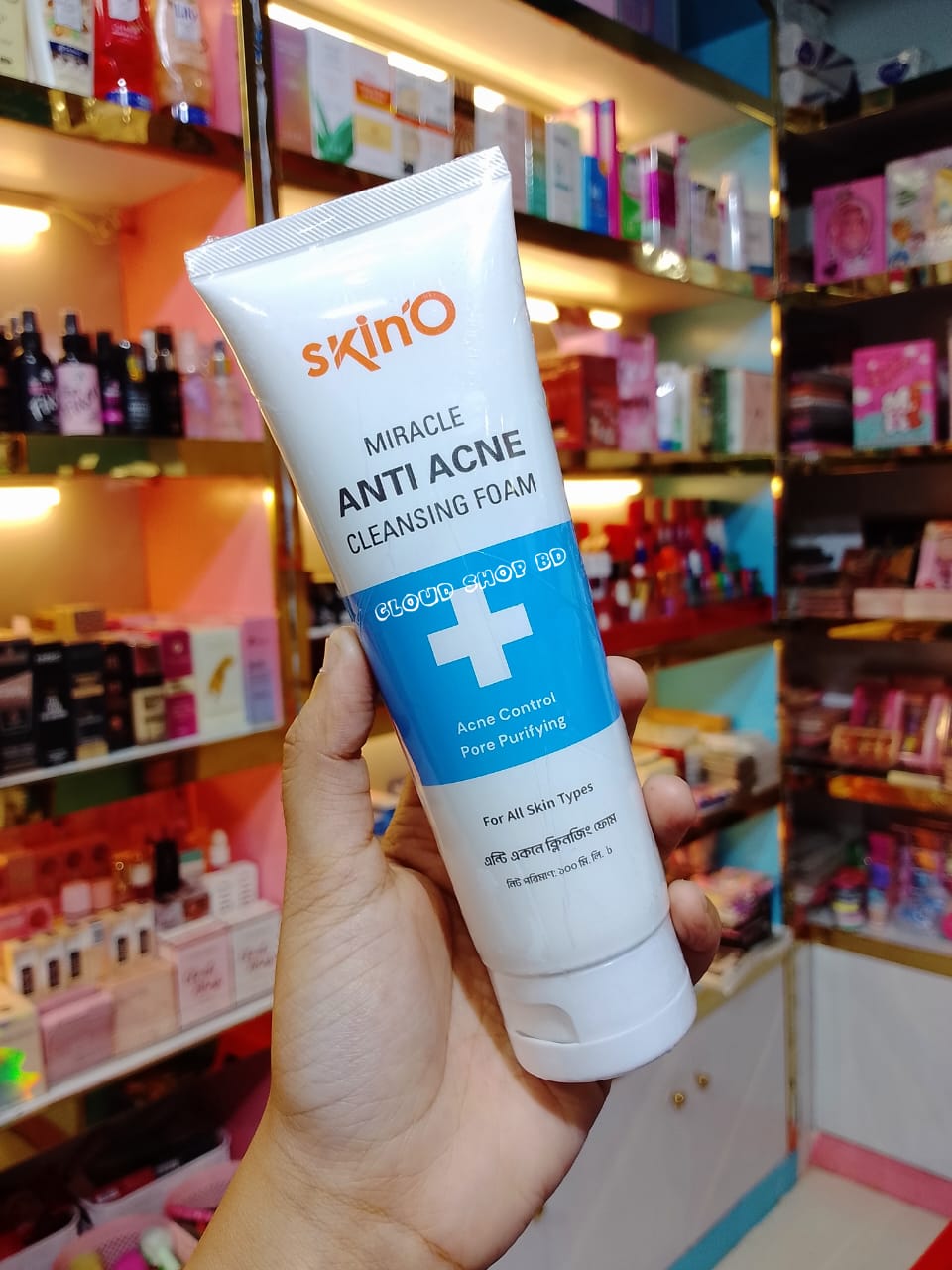 Skino Miracle Anti Acne Cleansing Foam Facewash-100ml