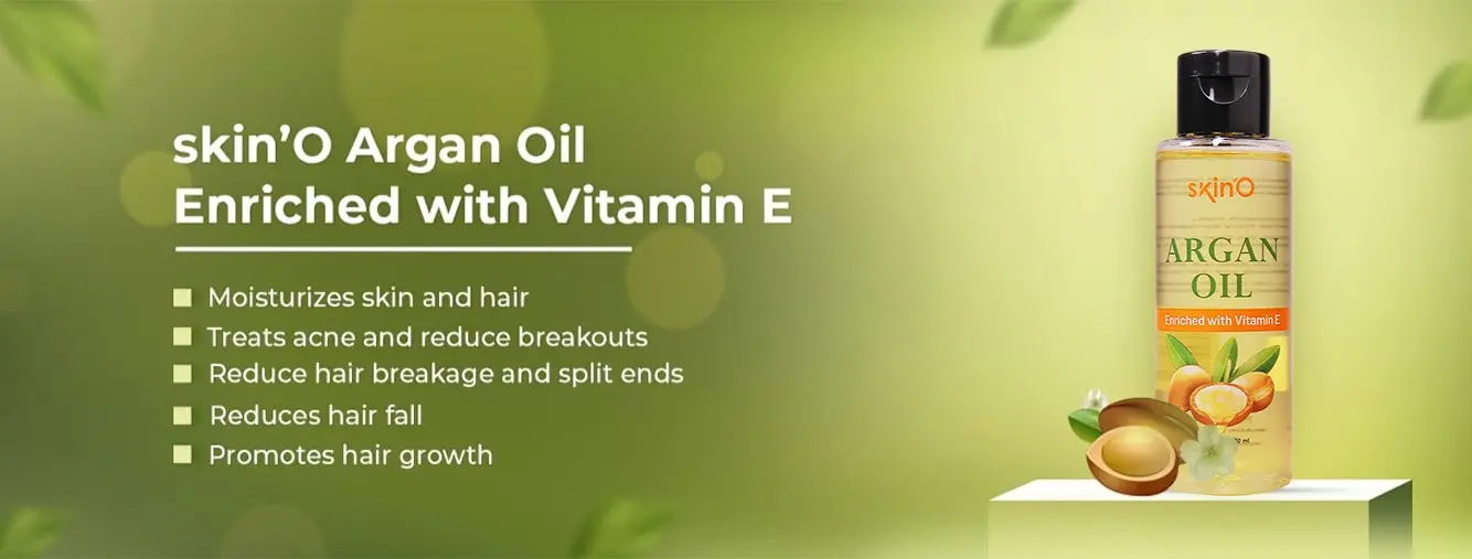 Skin’O Argan Oil Enriched With Vitamin E-100ml - Image 3