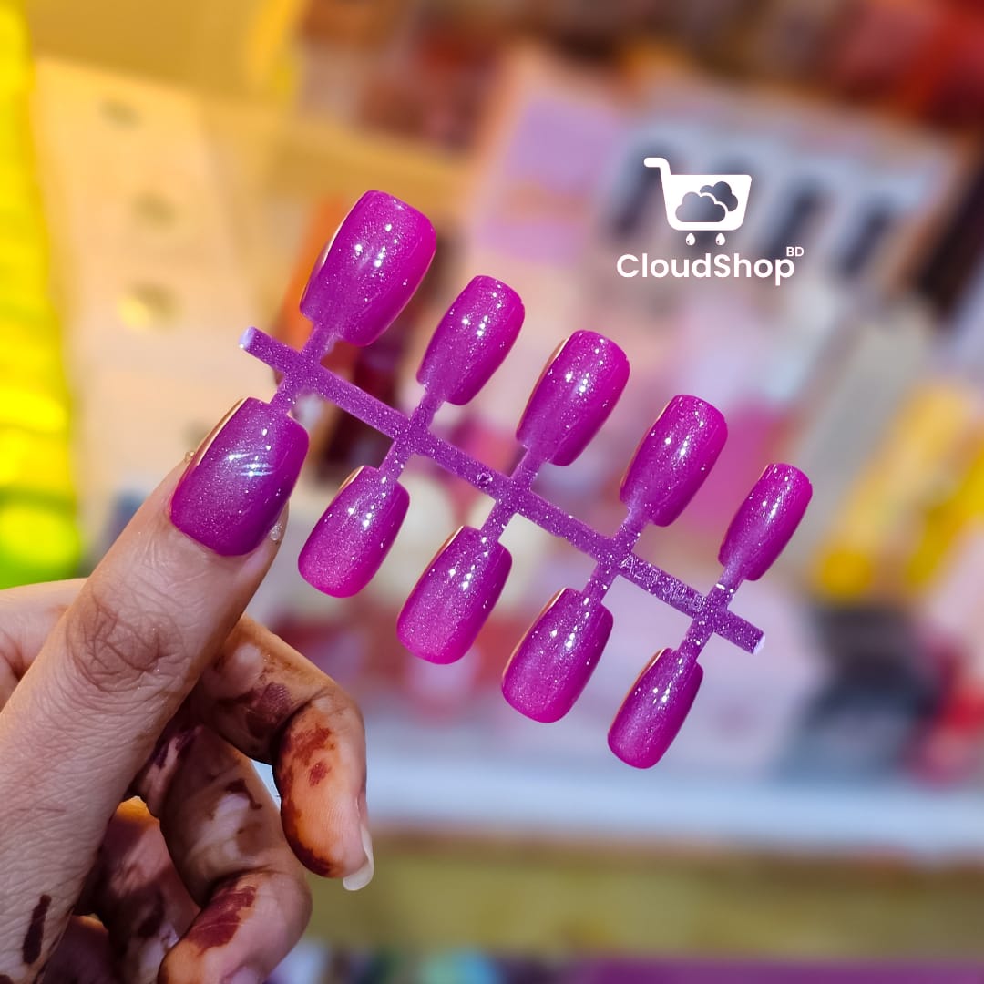 Cat eye premium quality fake nails 10pcs - Image 4