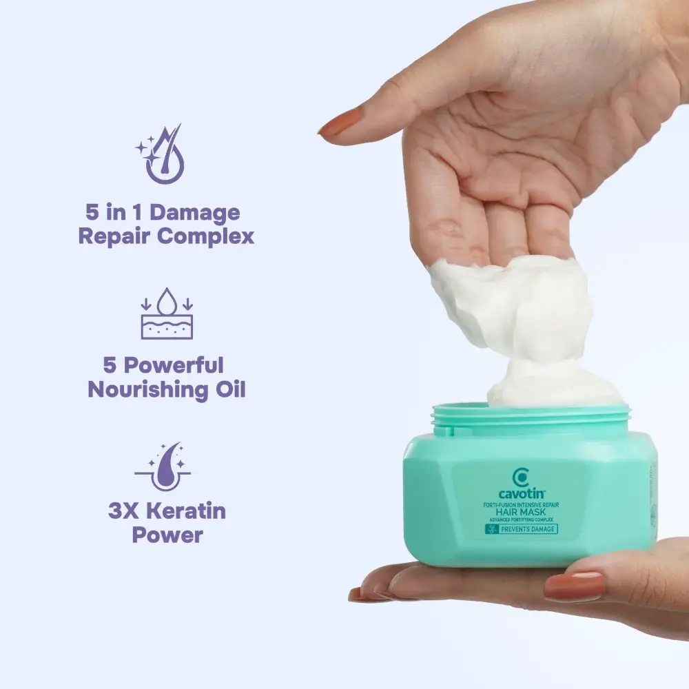 Cavotin Forti-Fusion Intensive Repair Hair Mask 200gm - Image 5