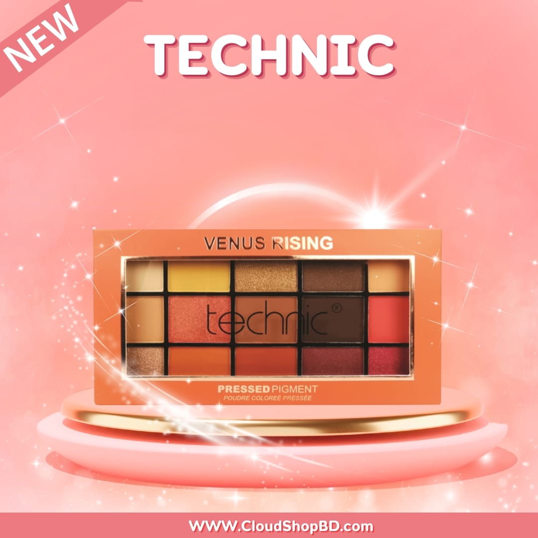 Technic Venus Rising Pressed Pigment Eyeshadow Palette