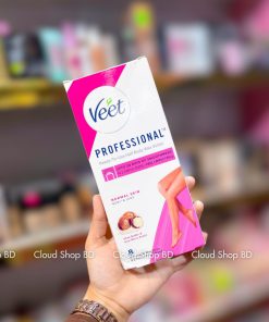 Veet Professional 8pcs Wax Strips with Shea Butter & Acal Berry Scent for Normal Skin - 8 Strips