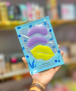BIOAQUA Moisturizing Tender 2 Pcs Eye Mask (3gX2) & 1 Piece Lip Mask (8g)