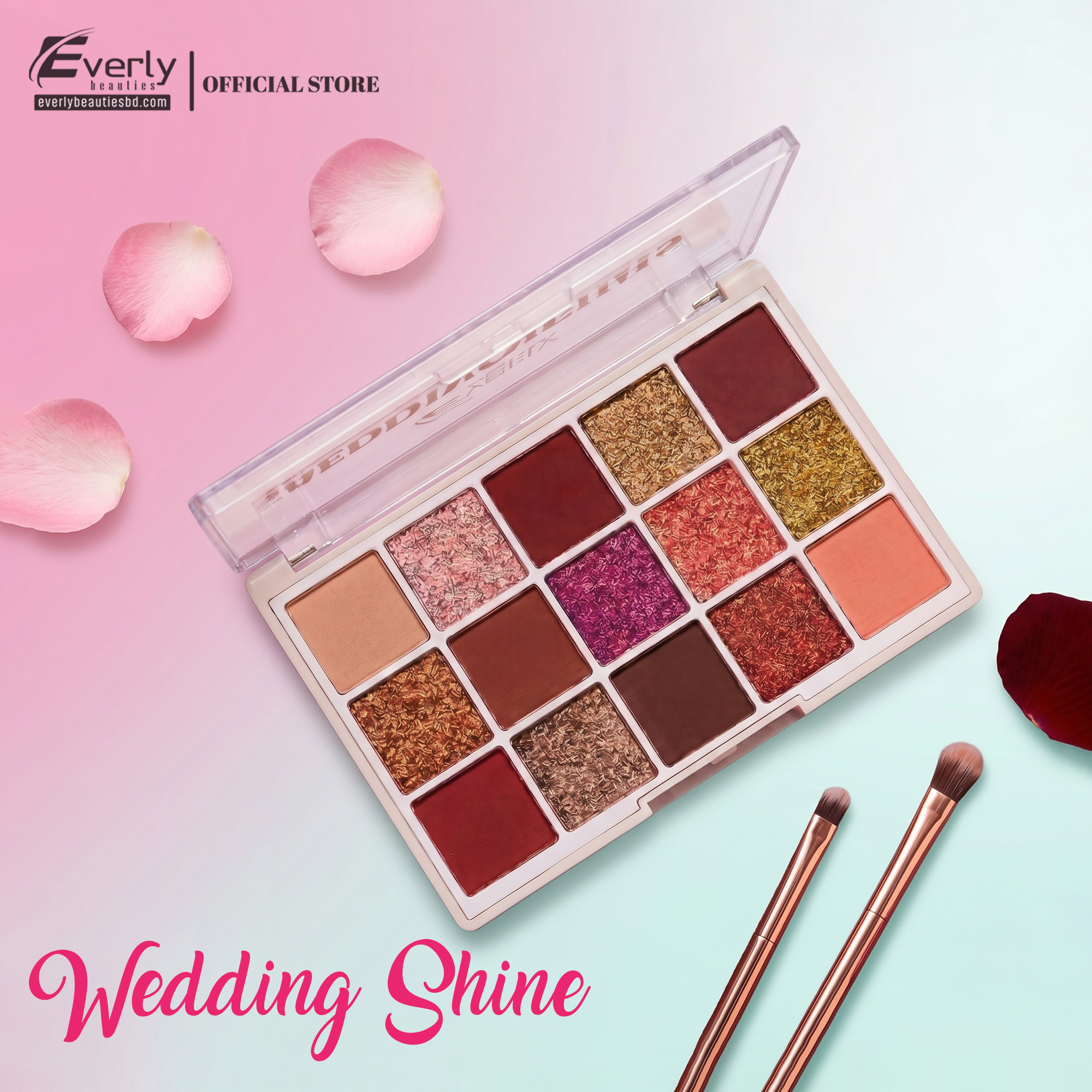 Everly Beauties 15 Colors Eyeshadow Palette - Image 3