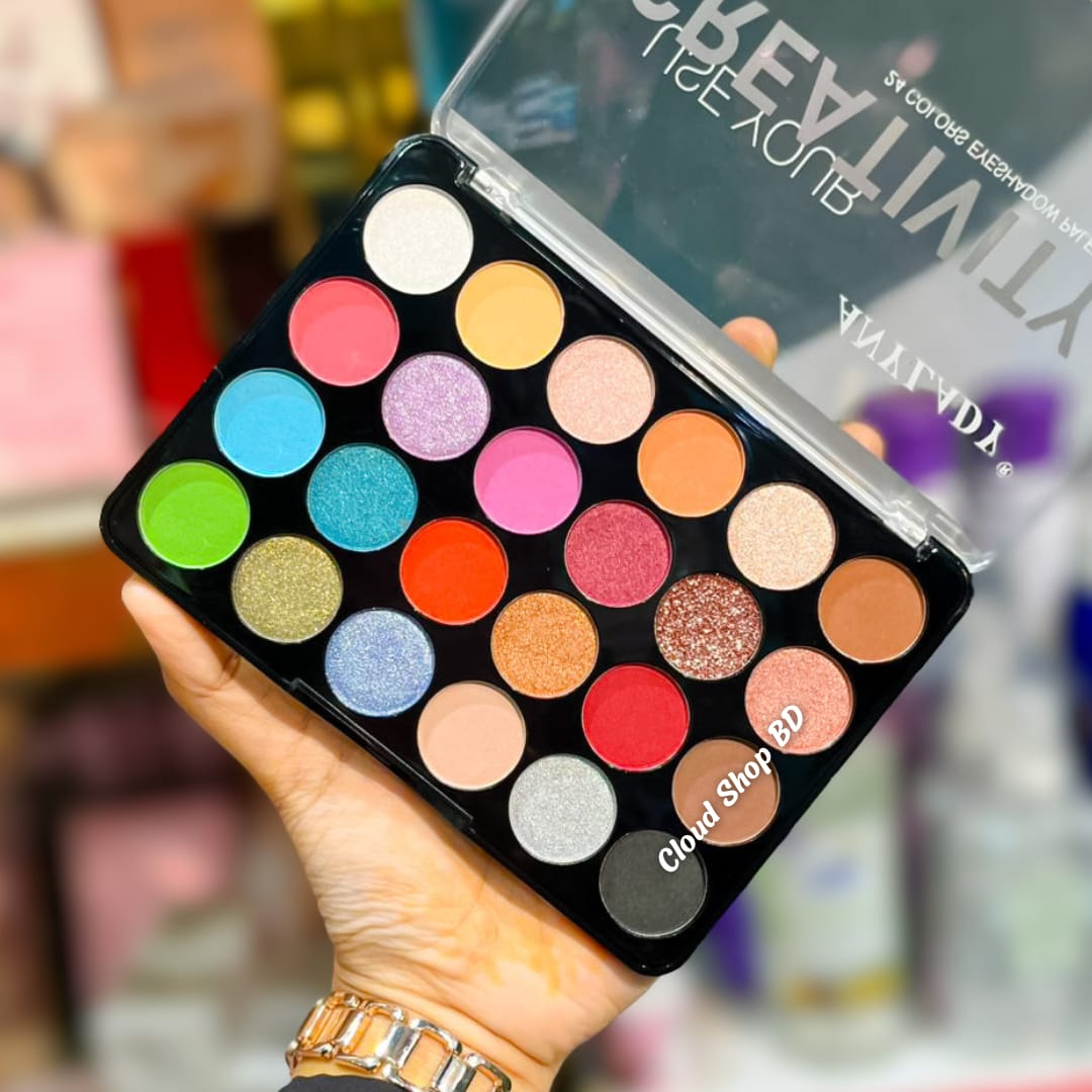 Anylady Use Your Creativity 24 Colors Eyeshadow Palette - Image 2