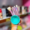 4-Piece Makeup Brush Set with Silicone Cleaning Pad