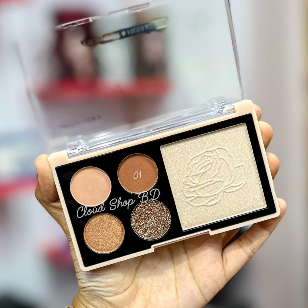 AnyLady Gorgeous 7-color eyeshadow and highlighter palette - Image 2