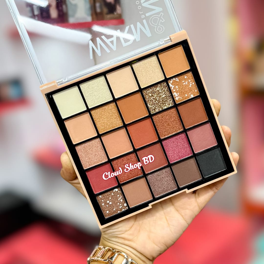 ANYLADY 25 Color Warm Naturals Eyeshadow Palette