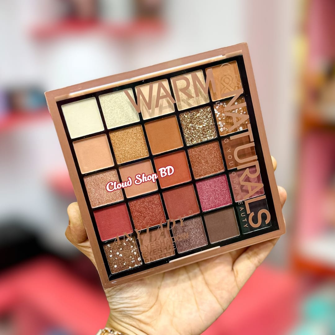 ANYLADY 25 Color Warm Naturals Eyeshadow Palette - Image 3