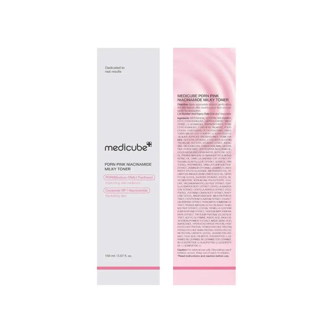 Medicube PDRN Pink Niacinamide Milky Toner (150 mL)