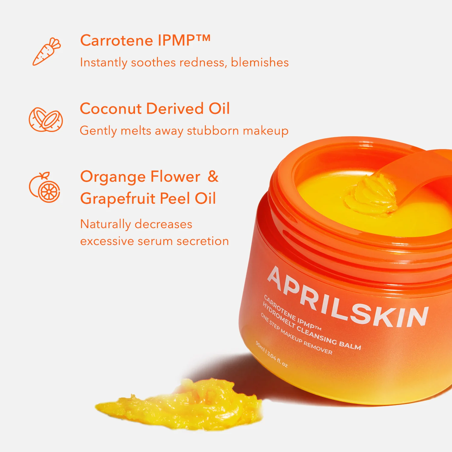 Aprilskin Carrotene IPMP™ Hydromelt Cleansing Balm (90 mL) - Image 3