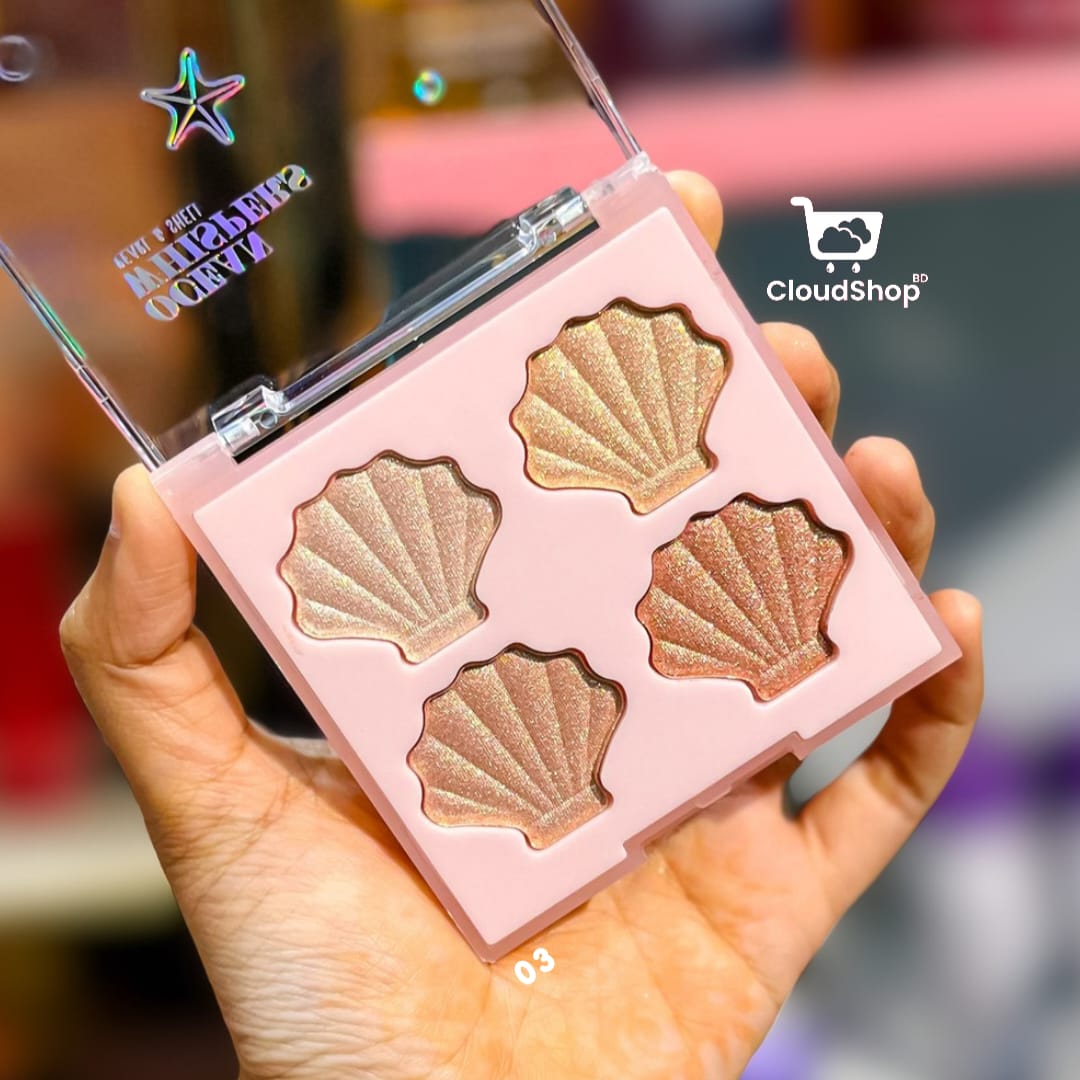 Anylady Ocean Whispers Highlighter Palette - Image 4