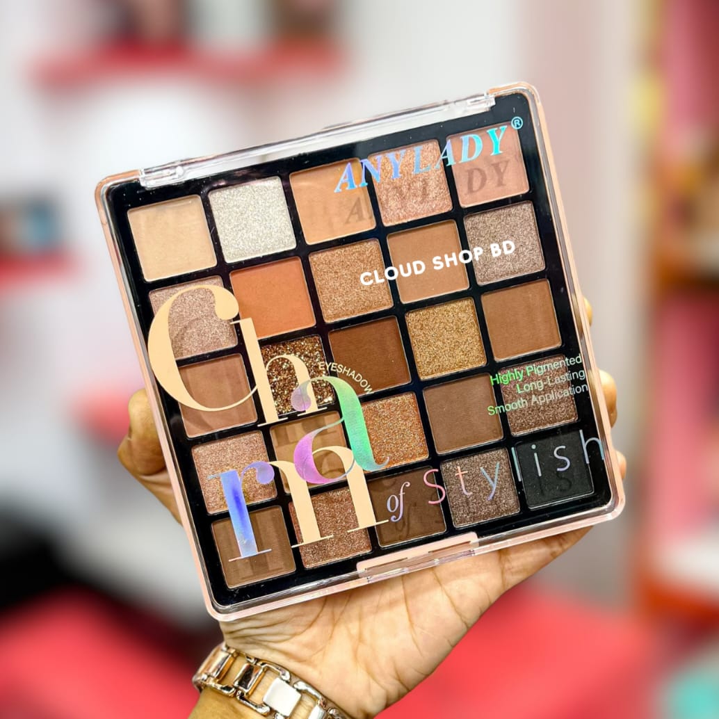 Anylady Charm Of Stylist 25 Colors Highly Pigmented Eyeshadow Palette - Image 2