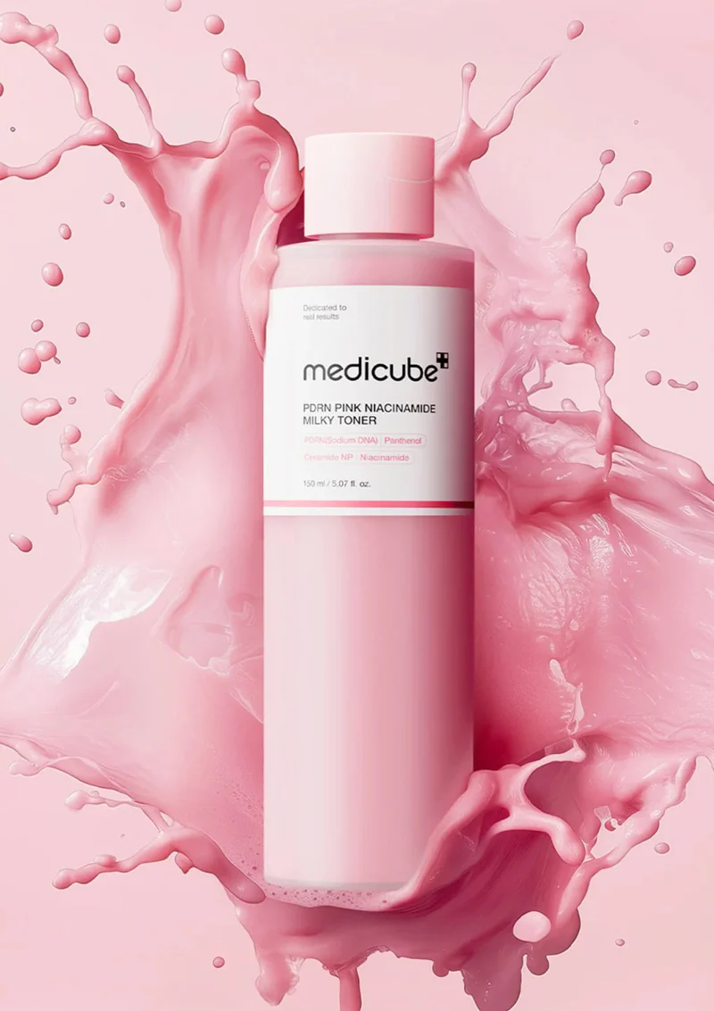 Medicube PDRN Pink Niacinamide Milky Toner (150 mL) - Image 2