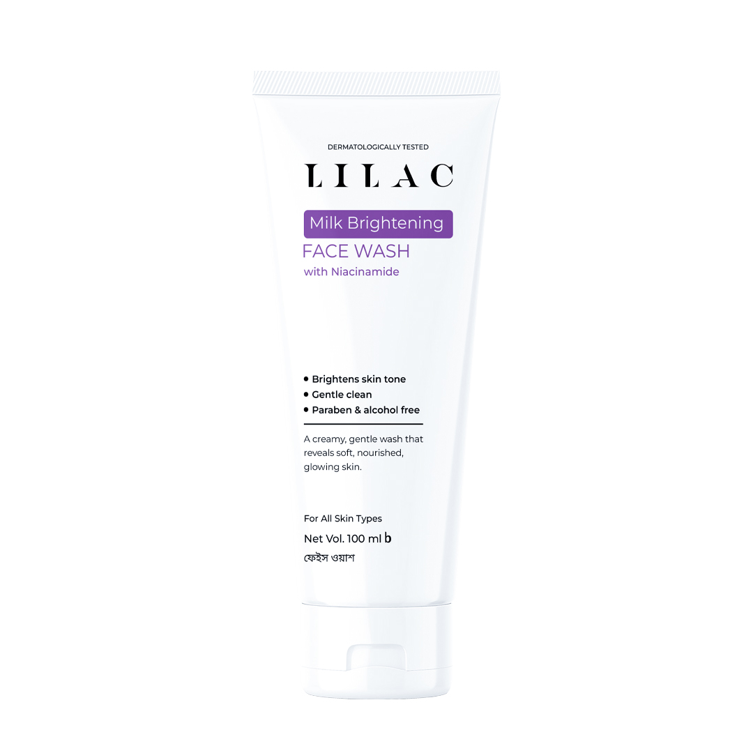 Lilac Milk Brightening Face Wash with Niacinamide