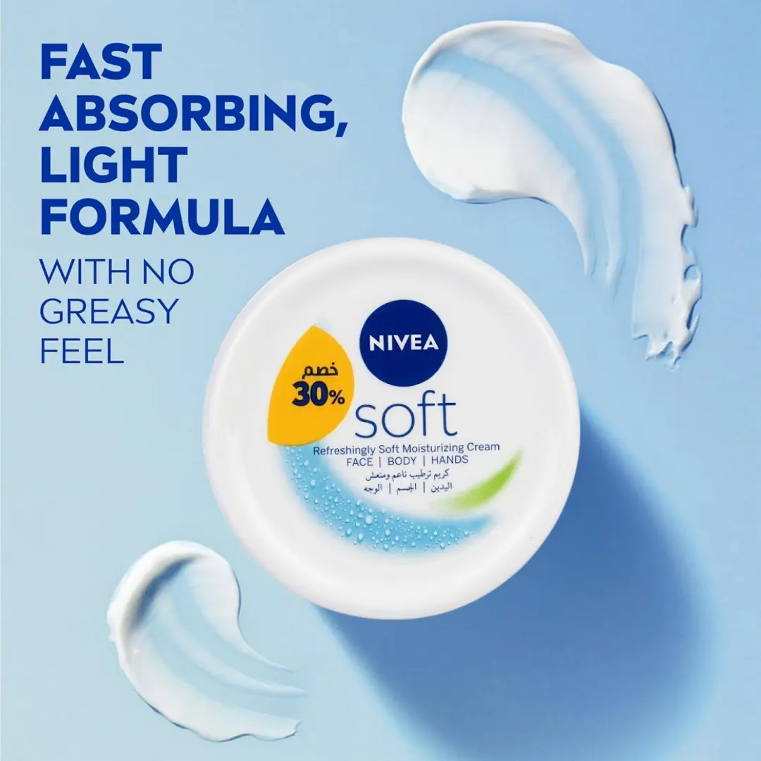 NIVEA Soft Moisturizing Cream 100ml- Dubai Variant